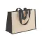 Shopper cotone dettagli juta 50x35x22 FLAVIA - Anteprima 22