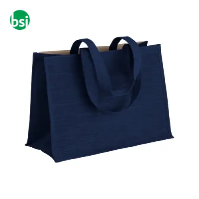 Shopper cotone dettagli juta 50x35x22 FLAVIA - Immagine 11