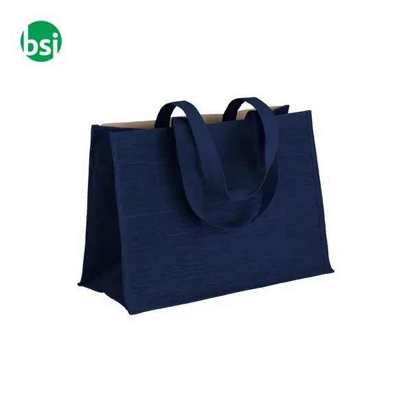 Shopper cotone dettagli juta 50x35x22 FLAVIA -  11