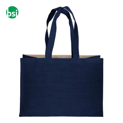 Shopper cotone dettagli juta 50x35x22 FLAVIA - Immagine 12