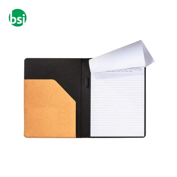 Cartella congresso e organizer in sughero A4 20 fogli -  2