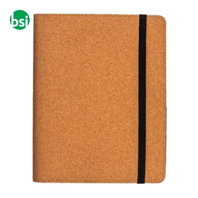 Cartella organizer in sughero A5 blocco 64 fogli