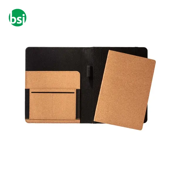 Cartella organizer in sughero A5 blocco 64 fogli -  5