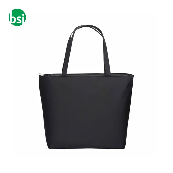 Borsa mare in poliestere manici lunghi chiusura zip -  5