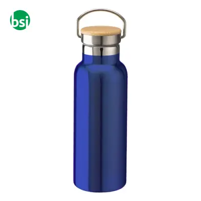 Thermos in acciaio e tappo in bamboo 500 ml - Immagine 9