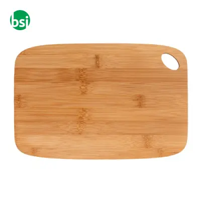 Tagliere da cucina in bamboo con angoli arrotondatie - Immagine 2