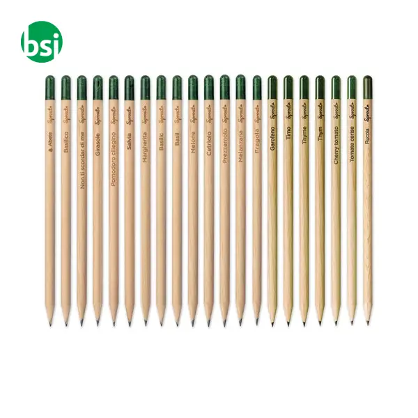 Matita sprout in legno con seme -  2