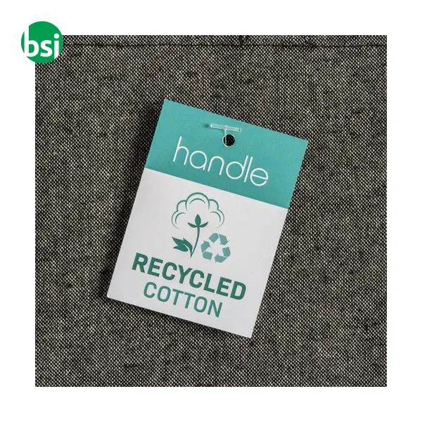 Shopper cotone riciclato personalizzate 38x42x8 GERARDA -  3