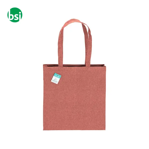 Shopper cotone riciclato personalizzate 38x42x8 GERARDA -  6