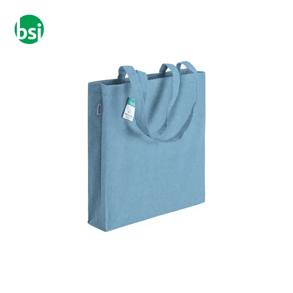 Shopper cotone riciclato personalizzate 38x42x8 GERARDA -  17