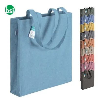 Shopper cotone riciclato personalizzate 38x42x8 GERARDA - Immagine 16