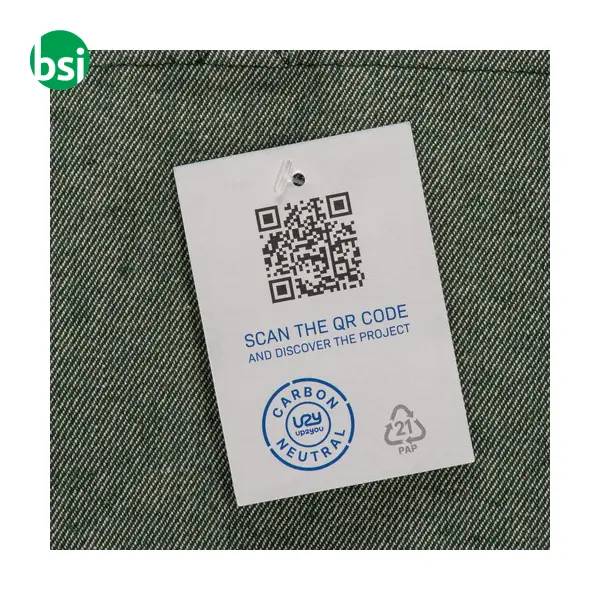 Shopper carbon neutral cotone riciclato 38x42x8 GILDA -  4