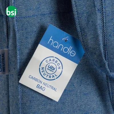 Shopper carbon neutral cotone riciclato 38x42x8 GILDA - Immagine 10