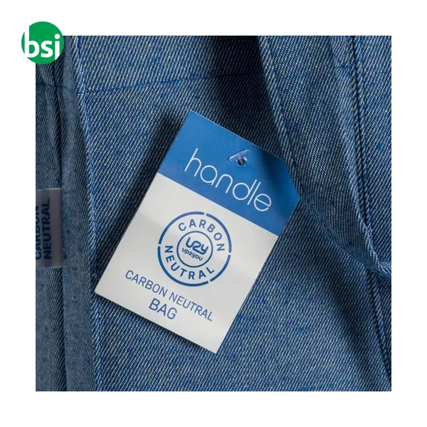 Shopper carbon neutral cotone riciclato 38x42x8 GILDA -  10