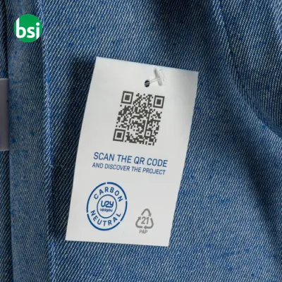 Shopper carbon neutral cotone riciclato 38x42x8 GILDA - Immagine 11