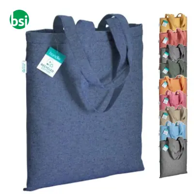 Shopper cotone riciclato personalizzate 38x42 GERTRUD