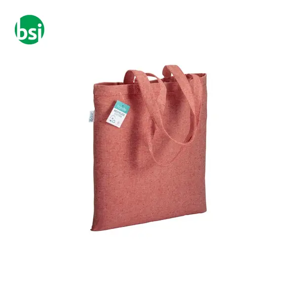 Shopper cotone riciclato personalizzate 38x42 GERTRUD -  25