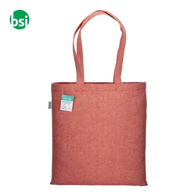 Shopper cotone riciclato personalizzate 38x42 GERTRUD - Immagine 4