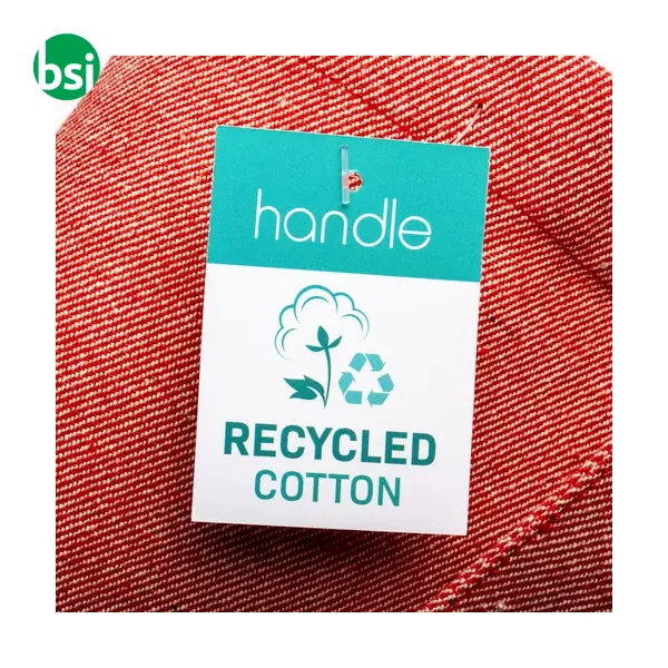 Shopper cotone riciclato personalizzate 38x42 GERTRUD -  5