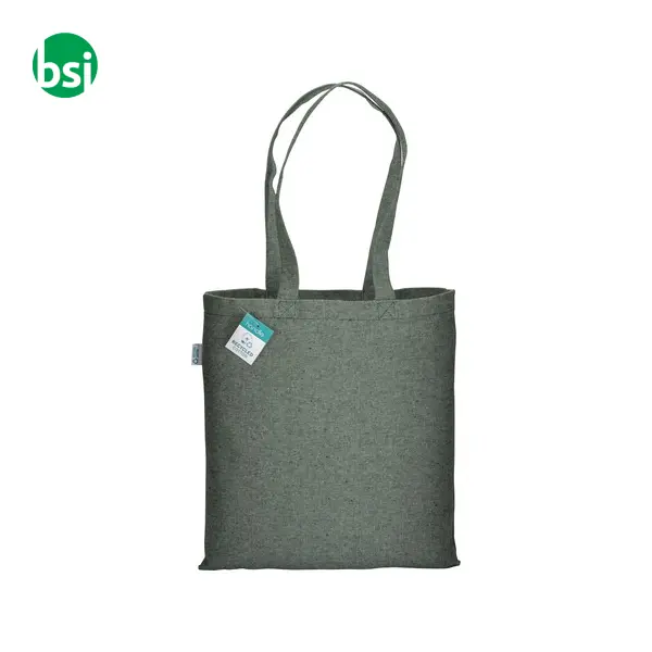 Shopper cotone riciclato personalizzate 38x42 GERTRUD -  8