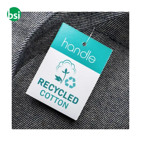 Shopper cotone riciclato personalizzate 38x42 GERTRUD -  11