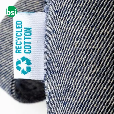 Shopper cotone riciclato personalizzate 38x42 GERTRUD - Immagine 12