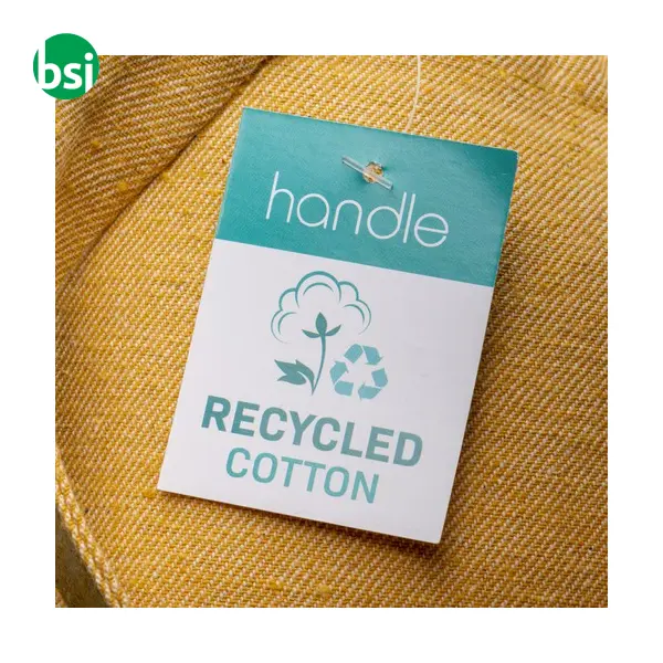 Shopper cotone riciclato personalizzate 38x42 GERTRUD -  15