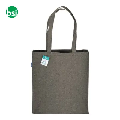 Shopper cotone riciclato personalizzate 38x42x8 GERTRUDE - Immagine 2