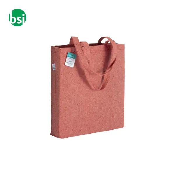 Shopper cotone riciclato personalizzate 38x42x8 GERTRUDE -  25