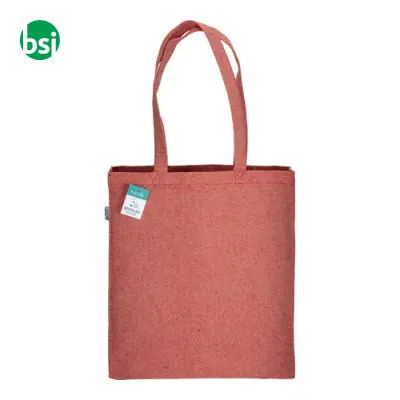 Shopper cotone riciclato personalizzate 38x42x8 GERTRUDE - Immagine 4