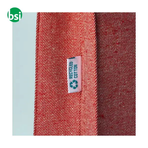 Shopper cotone riciclato personalizzate 38x42x8 GERTRUDE -  6