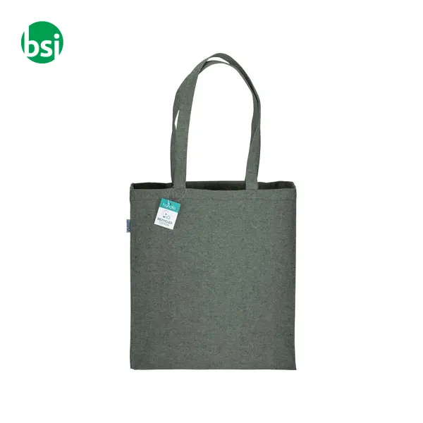 Shopper cotone riciclato personalizzate 38x42x8 GERTRUDE -  8