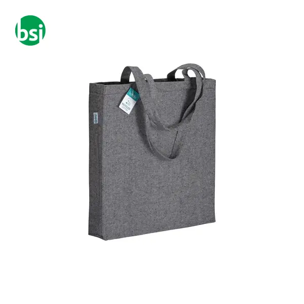 Shopper cotone riciclato personalizzate 38x42x8 GERTRUDE -  23