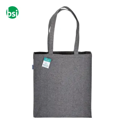 Shopper cotone riciclato personalizzate 38x42x8 GERTRUDE - Immagine 10