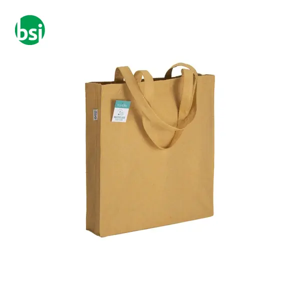 Shopper cotone riciclato personalizzate 38x42x8 GERTRUDE -  22