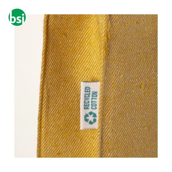 Shopper cotone riciclato personalizzate 38x42x8 GERTRUDE -  16