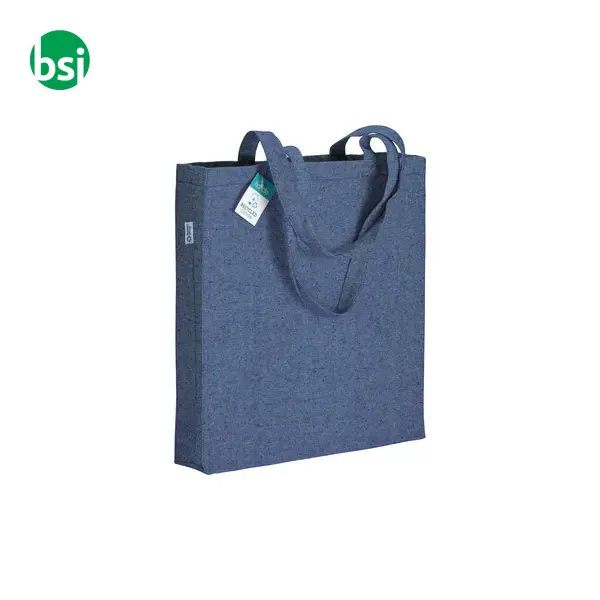 Shopper cotone riciclato personalizzate 38x42x8 GERTRUDE -  20
