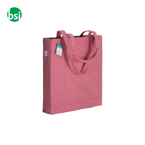 Shopper cotone riciclato personalizzate 38x42x8 GERTRUDE -  19