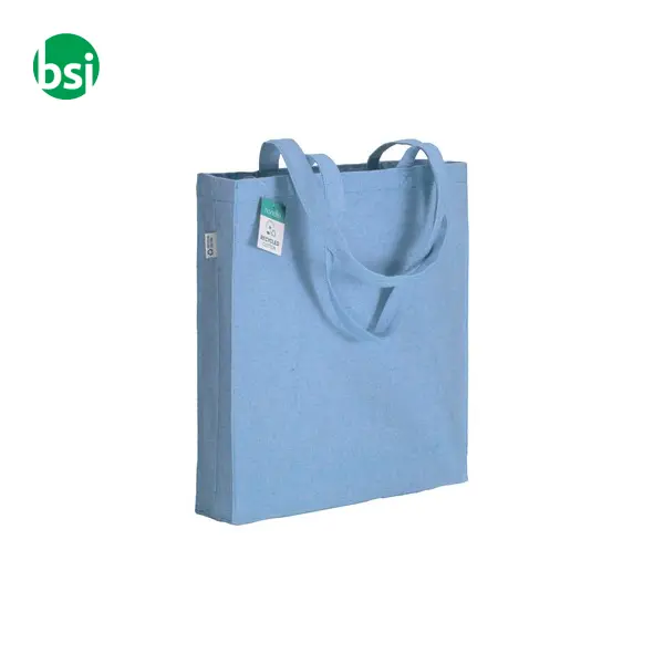 Shopper cotone riciclato personalizzate 38x42x8 GERTRUDE -  18