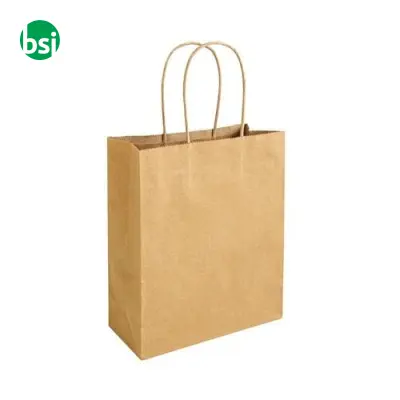Shopper carta riciclata personalizzate 18x21,5x8 GIANNA - Immagine 5