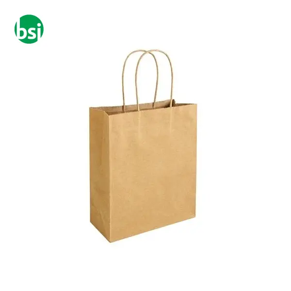 Shopper carta riciclata personalizzate 18x21,5x8 GIANNA -  5