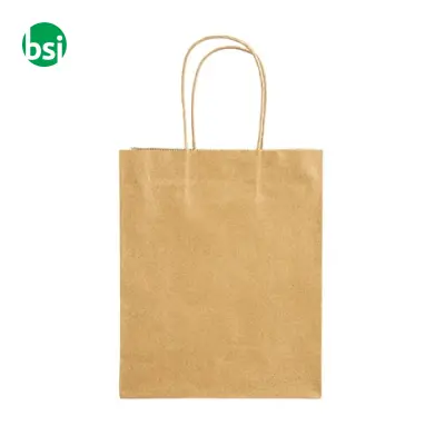 Shopper carta riciclata personalizzate 18x21,5x8 GIANNA - Immagine 2
