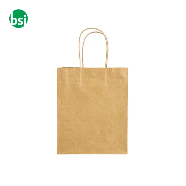 Shopper carta riciclata personalizzate 18x21,5x8 GIANNA -  2