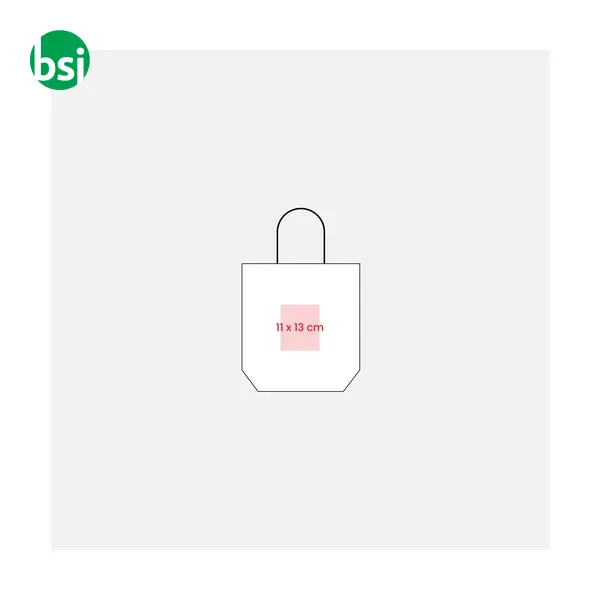 Shopper carta riciclata personalizzate 18x21,5x8 GIANNA -  4