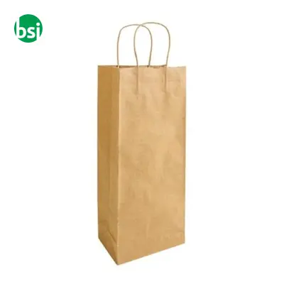 Shopper carta riciclata personalizzate 15x40x9 GIANNINA