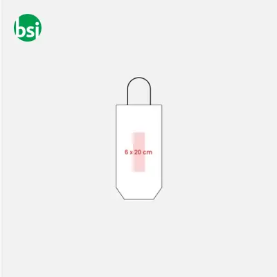 Shopper carta riciclata personalizzate 15x40x9 GIANNINA - Immagine 4