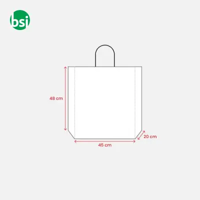 Shopper carta riciclata personalizzate 45x48x20 GIGLIOLA - Immagine 3