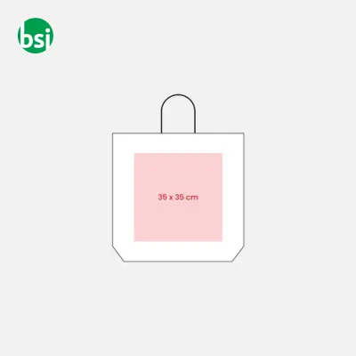 Shopper carta riciclata personalizzate 45x48x20 GIGLIOLA - Immagine 4