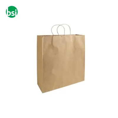 Shopper carta riciclata personalizzate 36x41x12 GERMANA