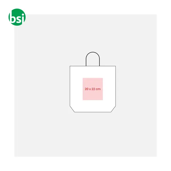 Shopper carta riciclata personalizzate 36x41x12 GERMANA -  4